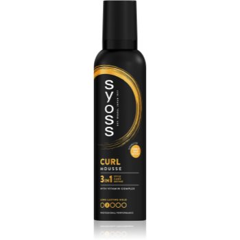 Syoss Curl Mousse spuma pentru o fixare naturala - imagine 2